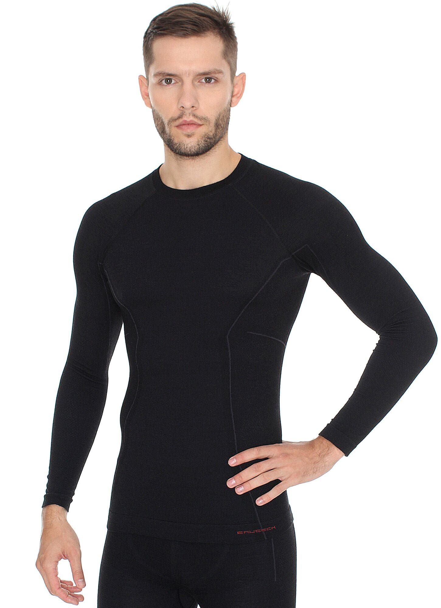 FOR MEN: Man termo shirt Brubeck LS12820 black